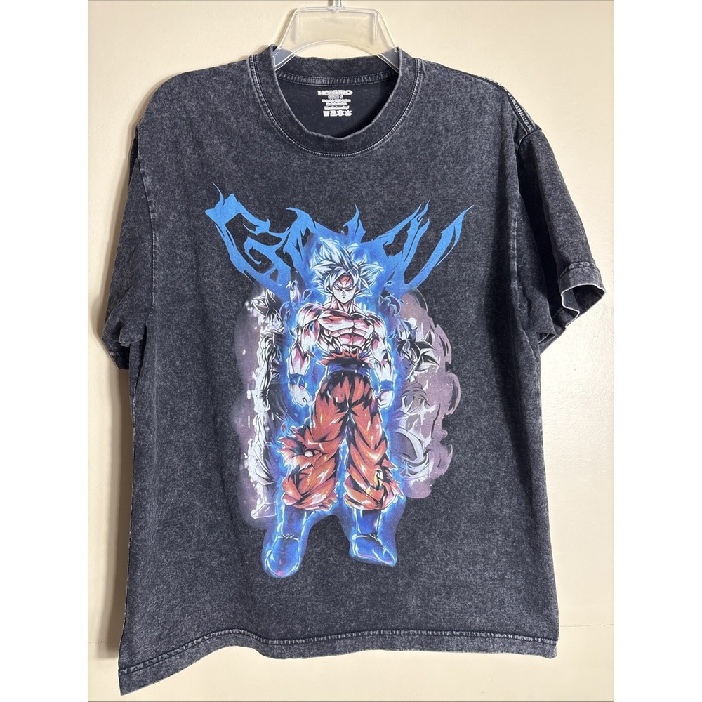 Hokuro Goku Dragon Ball Z Washed Anime Graphic T-Shirt Anime Shirt‎